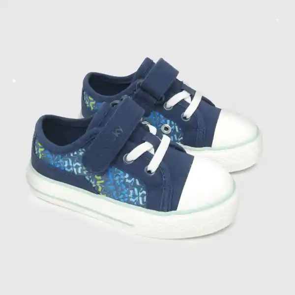 Zapatillas Urbana de Niño Estampada Azul/Blue Talla 22 Colloky