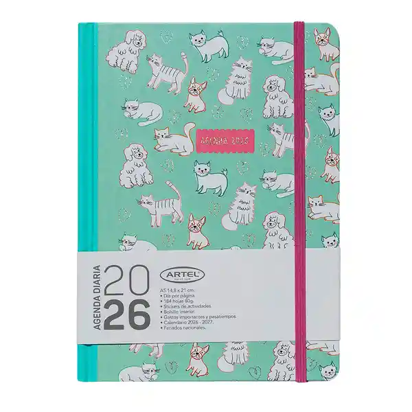 Artel Importado Agenda 2026 Dxp Pets