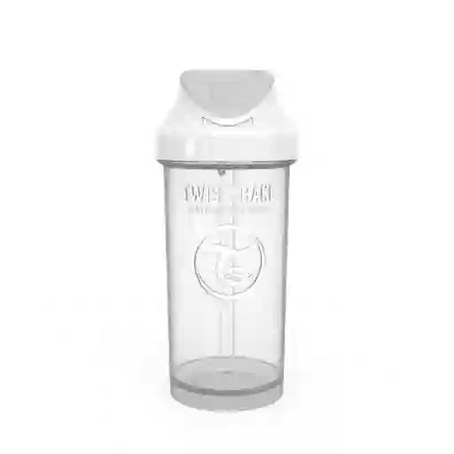 Twistshake Vaso Con Bombilla Straw Cup Blanco - TS341