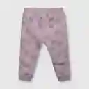 Pantalón de Bebé Niña Flores Violeta Talla 9/12M Colloky