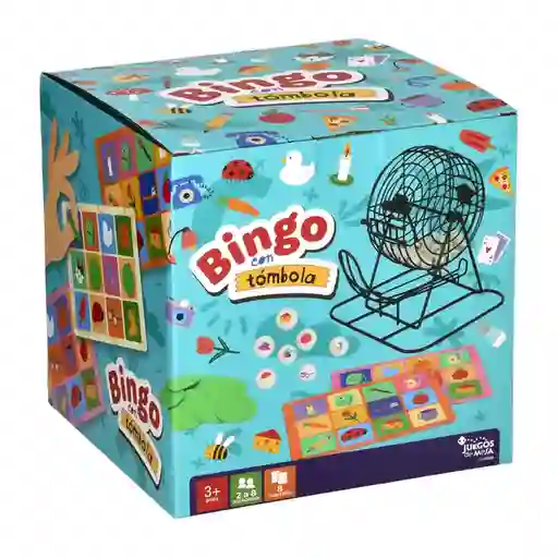 Bingo Juego de Mesa Con Tómbola