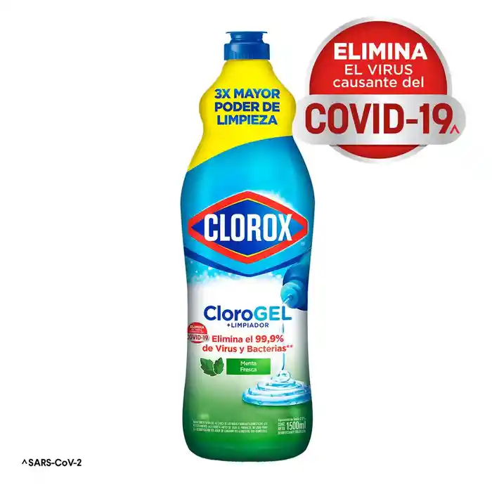 Clorox Cloro en Gel Aroma a Menta Fresca