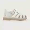 Sandalias de Vestir Hebilla Niña Blanco Talla 21 Opaline