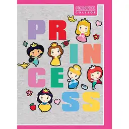 Proarte Cuaderno College Princesas Kawaii 80 Hojas 7 mm