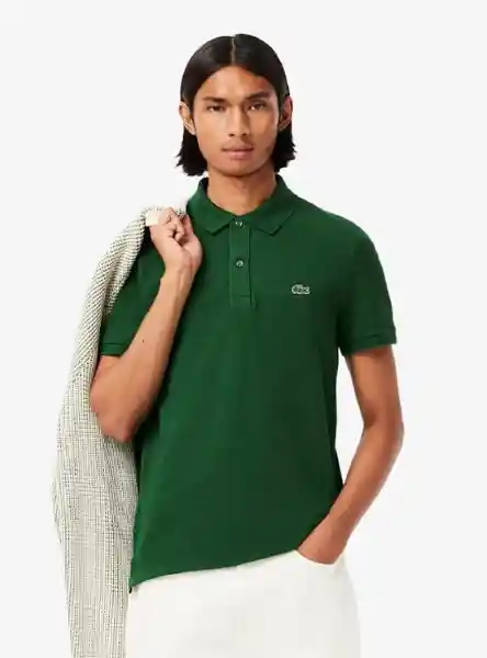 Lacoste Polera Polo Verde Oscuro L PH4012