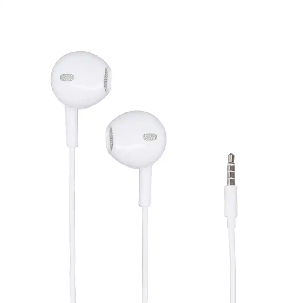 Audífonos de Cable Color Blanco Miniso