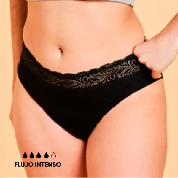 Bloody Green Calzón Menstrual High Waist Flujo Intenso Talla L