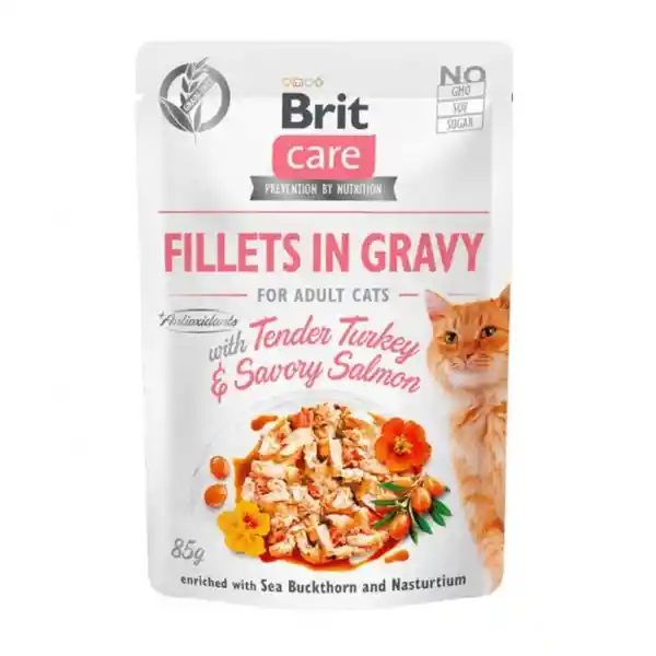 Birt Care Alimento Para Gato Fillets in Gravy Turkey/Salmón