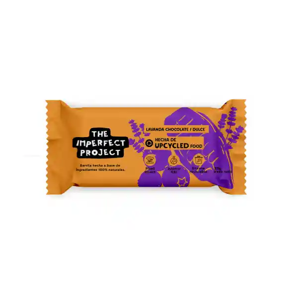 The Imperfect Project Snack en Barra Lavanda Chocolate