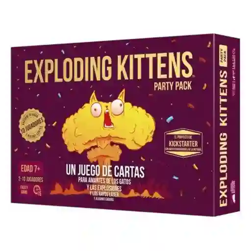 Asmodee Juego de Mesa Exploding Kittens Party Pack - EKIEK04ES