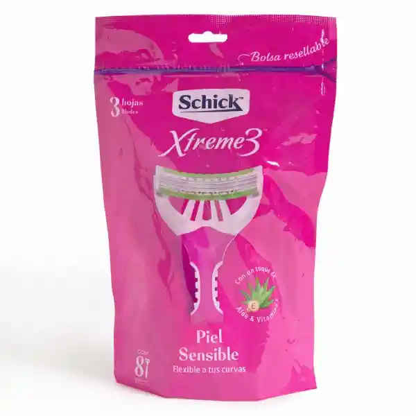 Schick Máquina Depilatoria Xtreme3 Piel Sensible