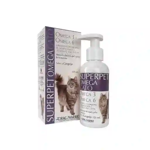Superpet Omega Suplemento Nutricional Para Gato Sabor Cangrejo