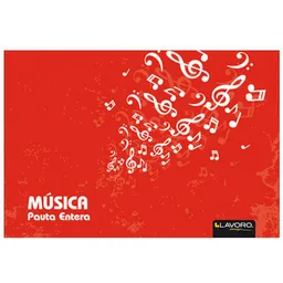 Lavoro Cuaderno Música Pauta Entera