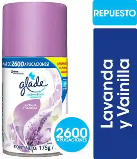Glade Desodorante Ambiental Autom Rec Lavanda Vainilla