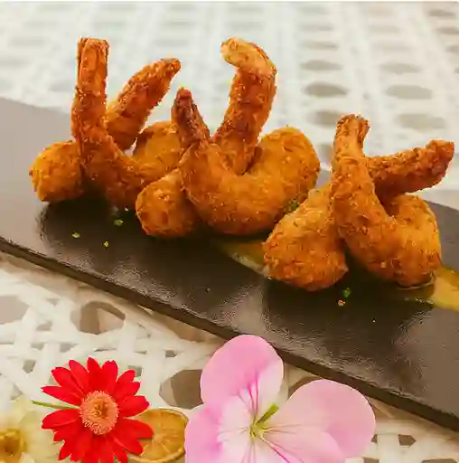 Camarón Al Coco, Pistacho y Jengibre