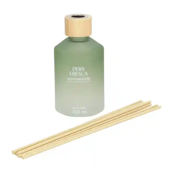 Botella Con Varitas Aromáticas Pera Fresca 200 mL Casaideas