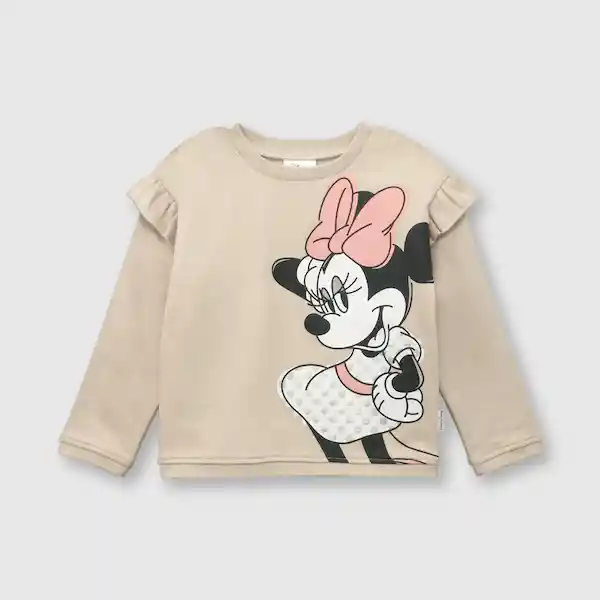 Polerón Minnie de Bebé Beige Talla 6M Colloky