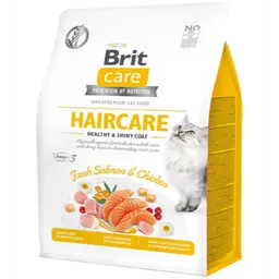 Brit Care Alimeto Para Gato Haircare Healty Y Shiry Coat 2 Kg