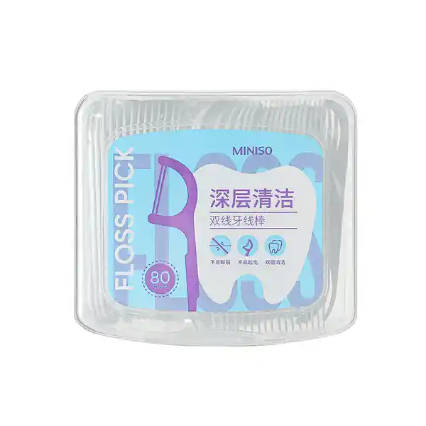 Miniso Hilo Dental de Limpieza Profunda de Dos Línea