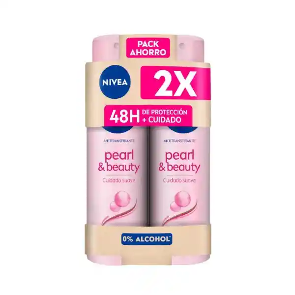 Nivea Pack Desodorante Spray Pearl Beauty