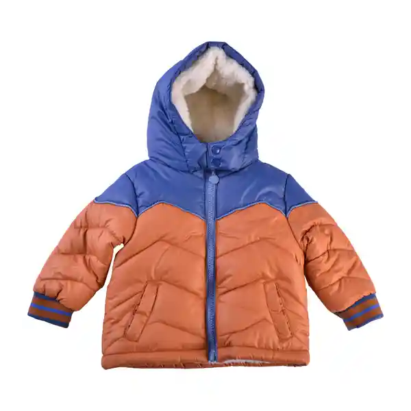 Parka Bebé Niño Café Talla 12 M Pillin