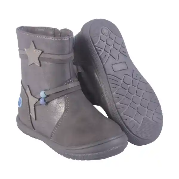 Botas Bebé Niña Gris Oscuro Talla 22 Pillin