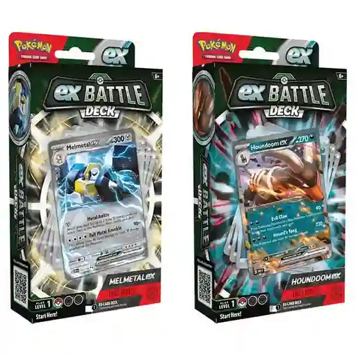 Pokémon Juego Tcg Melmetal / Houndoom ex Battle - 290-50464