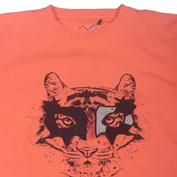 Polera Niño Naranja Pillin 8 a