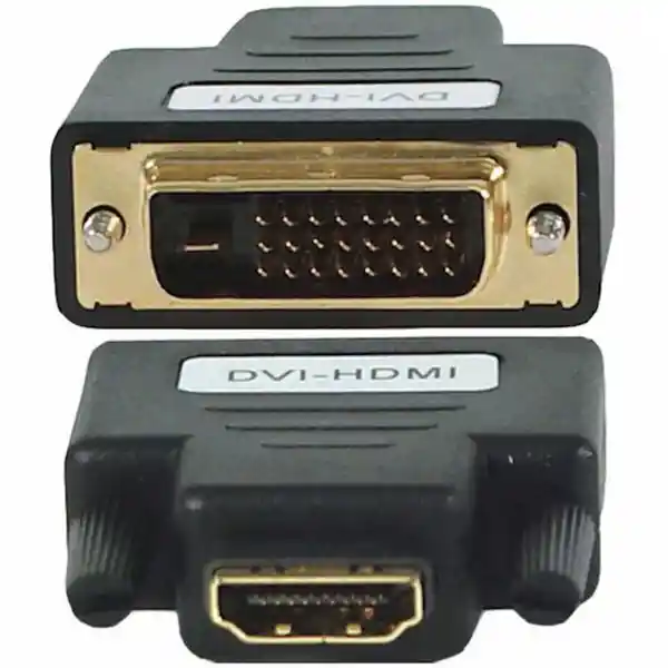 Adaptador 40017 HDMI hembra a DVI-D macho negro