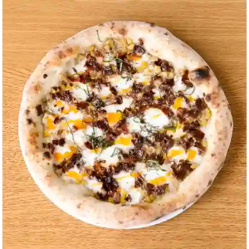 Pizza Tocino y Maíz