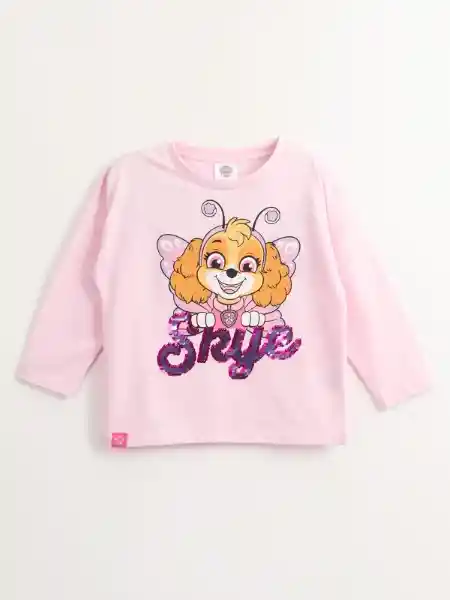 Paw Patrol Polera Manga Larga G Rosado 4 V26 314014629