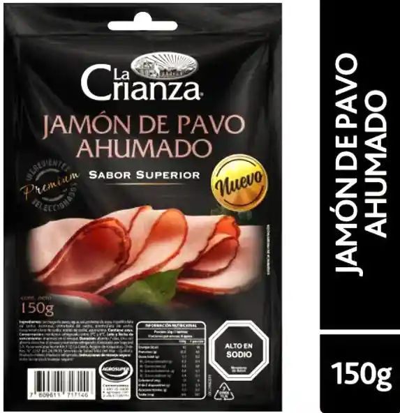 La Crianza Jamón de Pavo Ahumado