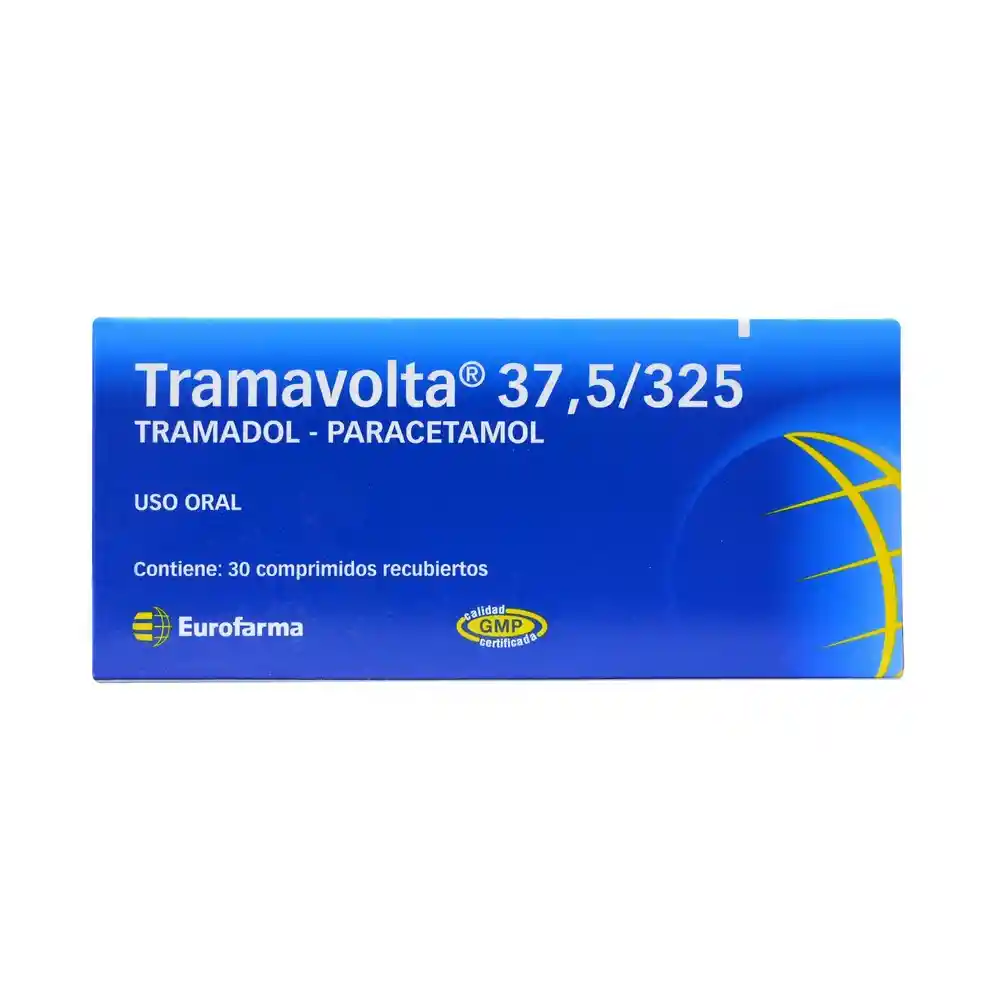 Tramavolta Analgésico (37.5 mg/325 mg) Comprimidos Recubiertos