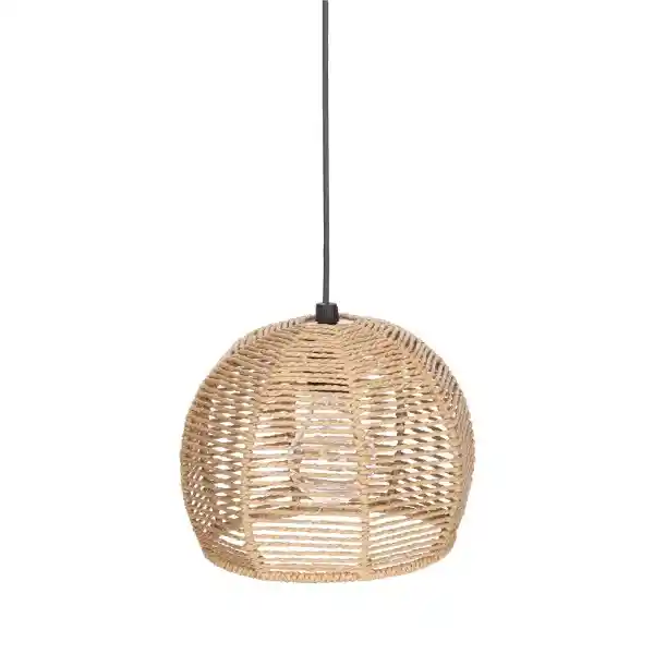 Lámpara de Mimbre Solar Casaideas