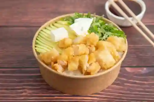 Chirashi ebi tempura