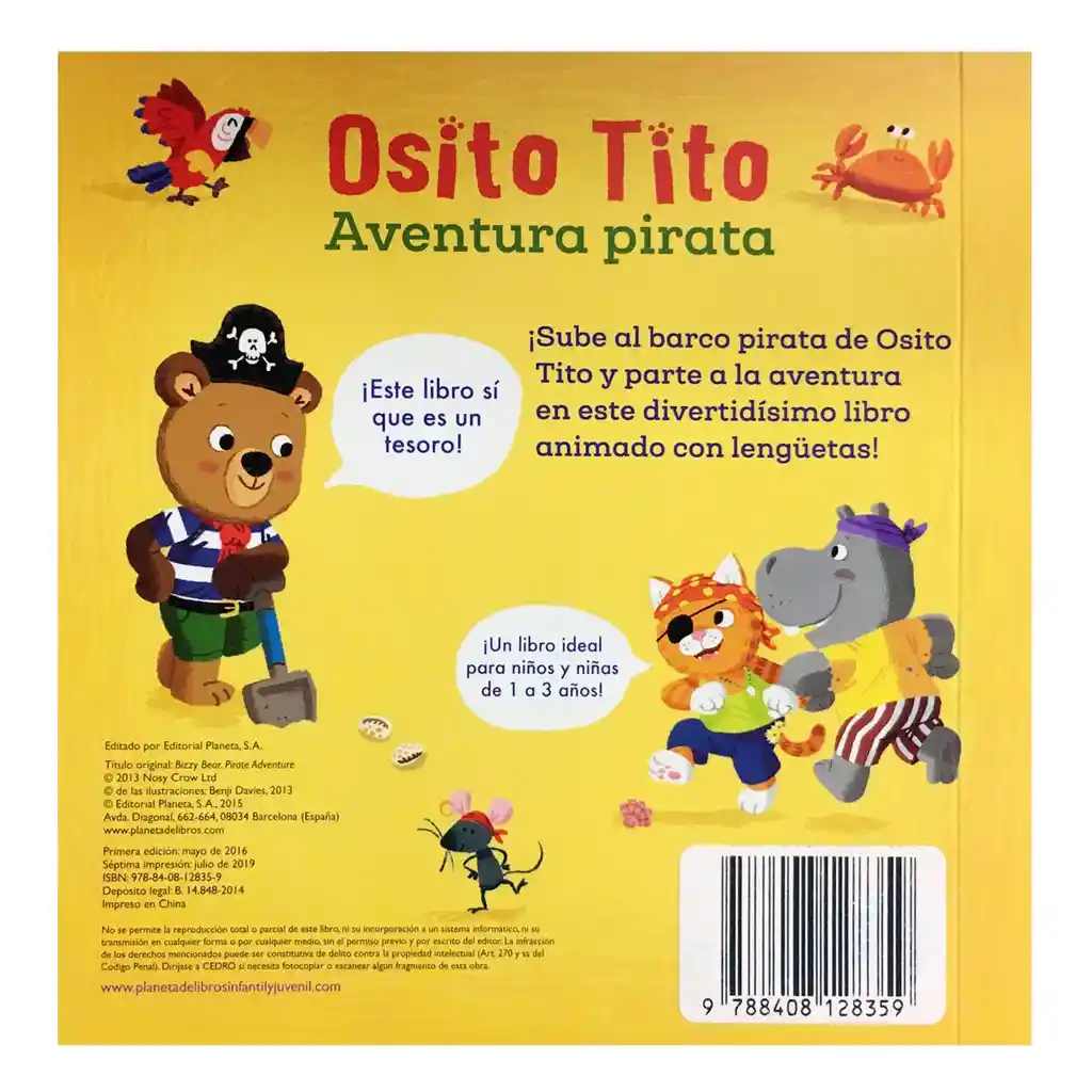 Osito Tito. Aventura pirata