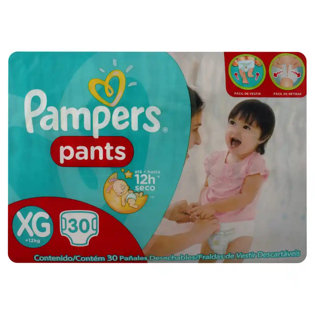 Pampers Pañales Deseclables Pants Talla Xg 