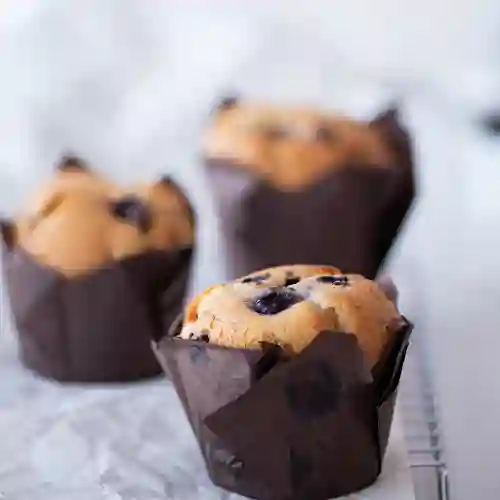 Muffins de Arándanos Sin Azúcar