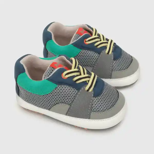 Zapatillas Estampada de Bebé Niño Azul Talla 18 Colloky