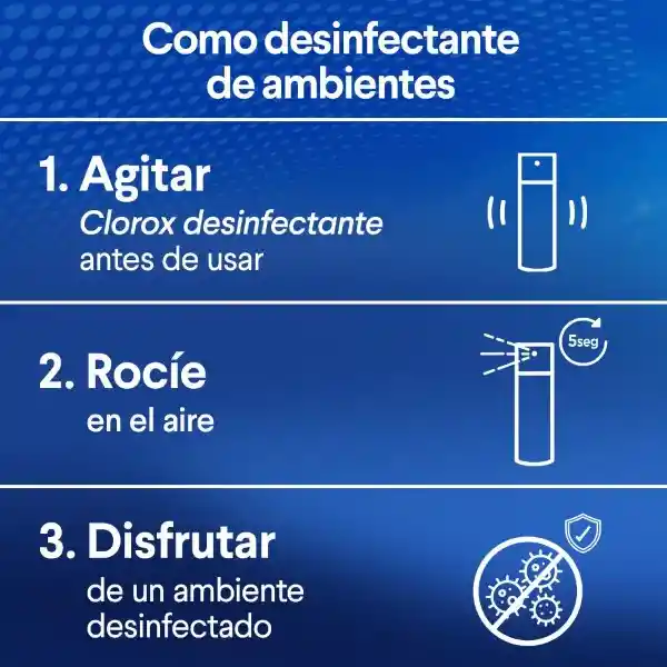 Aerosol Desinfectante Clorox Expert Original 482 Ml