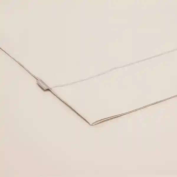 Funda de Almohada Satín 240 Hilos Beige 50 x 90 cm Casaideas