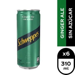 Schweppes Pack Bebida Ginger Ale Sin Azúcar