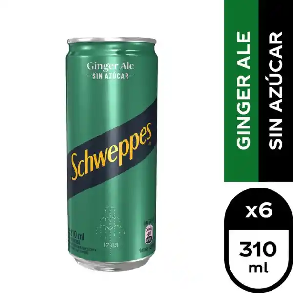 Schweppes Pack Bebida Ginger Ale Sin Azúcar