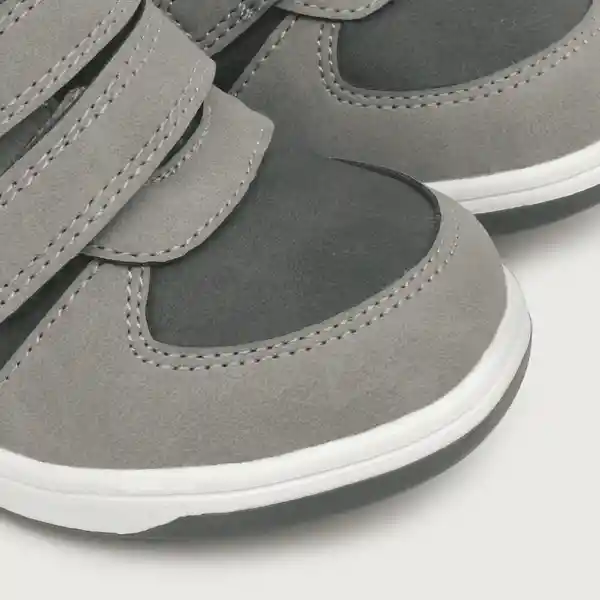 Zapatillas Urbana Urb Triple Velcro Niño Gris Talla 27 Opaline