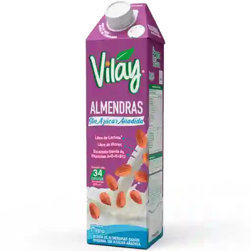 Vilay Bebida de Almendra Sabor Original sin Azúcar