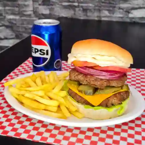 Combo Hamburguesa Super Star