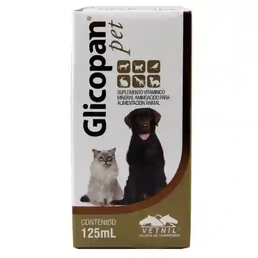 Glicopan Suplemento Vitamínico Canino Felino Mustélido y Reptil