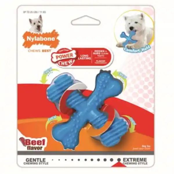 Nylabone Juguete Power Chew Masticable Diseño Hueso x Res Perro