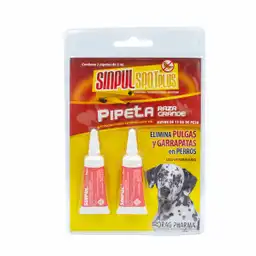 Sinpul Pipeta Antiparasitaria Externa para Perro 5 Max