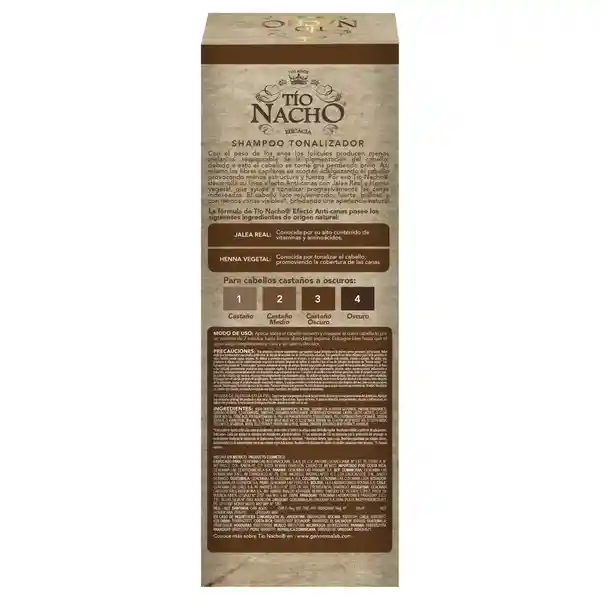 Shampoo Henna - Anti Canas Tio Nacho 415